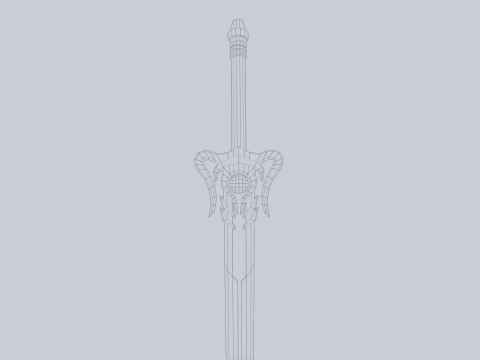 Divine blade 3D 모델