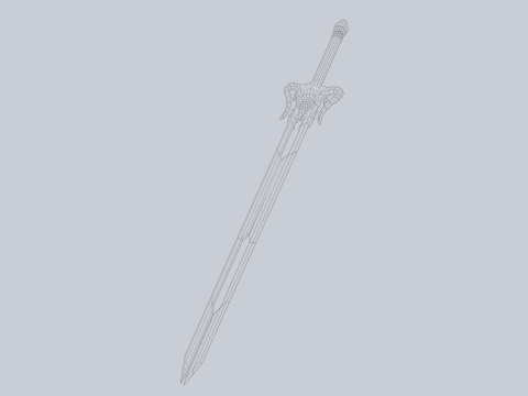 Divine blade 3D 모델