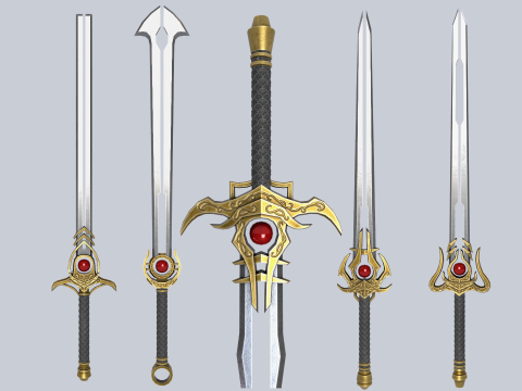 Divine blade collection Modelo 3D