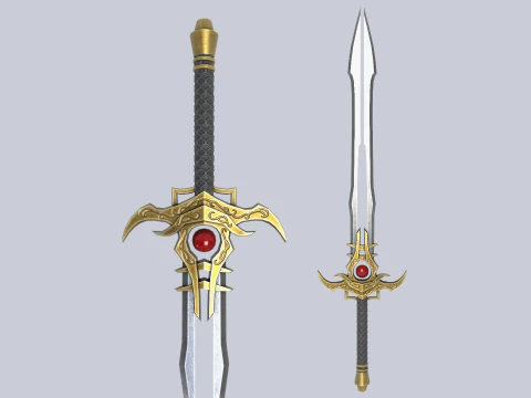 디바인 블레이드 컬렉션 3D 모델