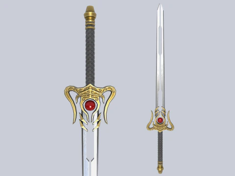 디바인 블레이드 컬렉션 3D 모델