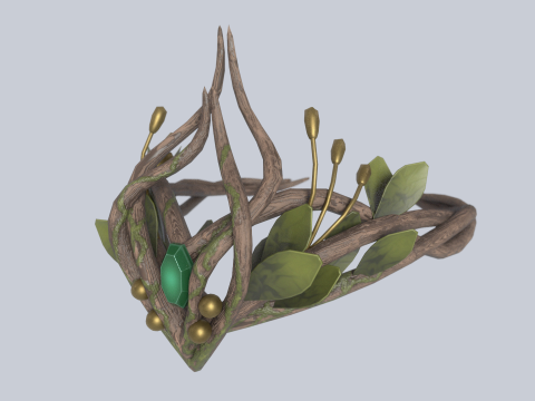Nature crown 3D मॉडल