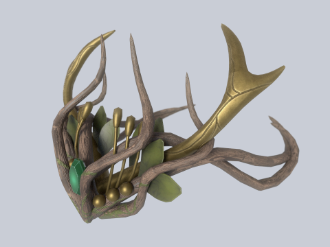 Nature crown Model 3D