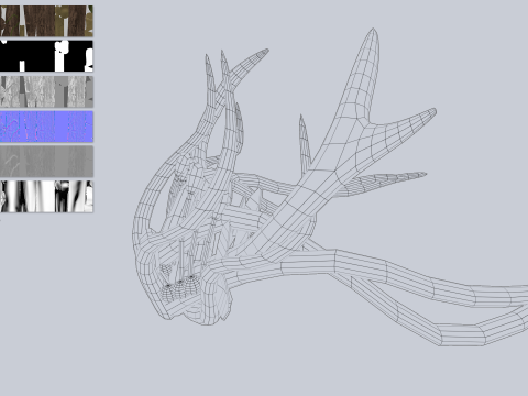 Nature crown Model 3D