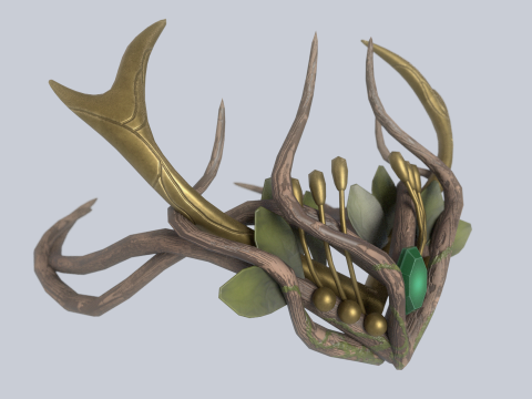 Nature crown Model 3D