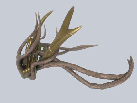 Nature crown Model 3D
