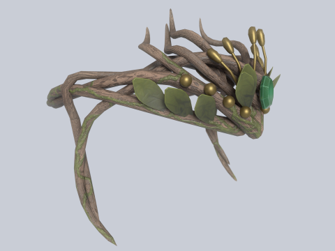Nature crown Modèle 3D