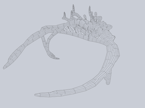 Nature crown Modèle 3D