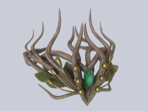 Natuur kroon 3D Model