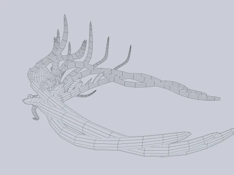 Natuur kroon 3D Model