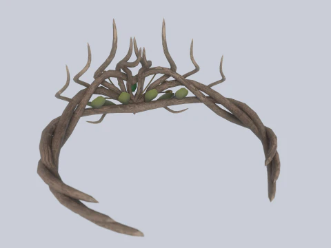 Natuur kroon 3D Model