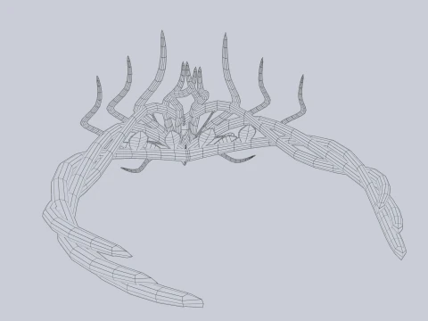 Natuur kroon 3D Model