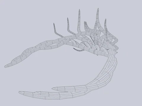 Natuur kroon 3D Model