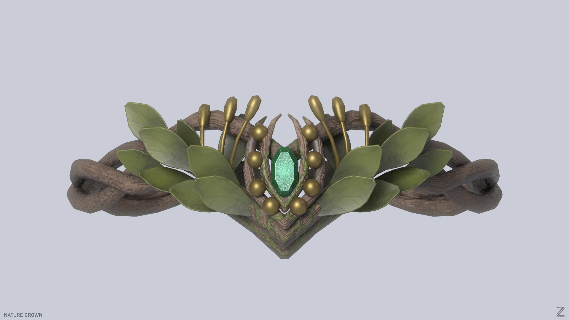 自然の王冠 3Dモデル .c4d .max .obj .3ds .fbx .stl .blend 