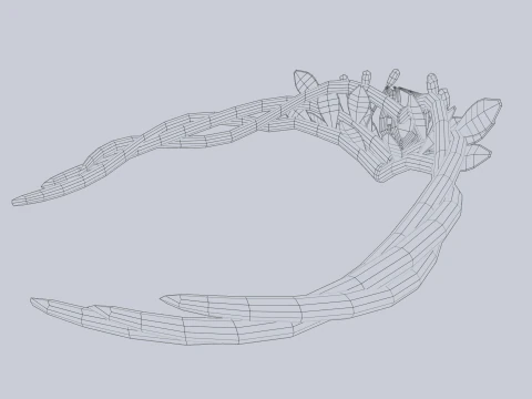 自然の王冠 3Dモデル