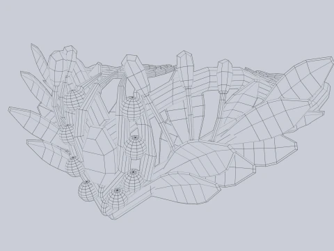 自然の王冠 3Dモデル