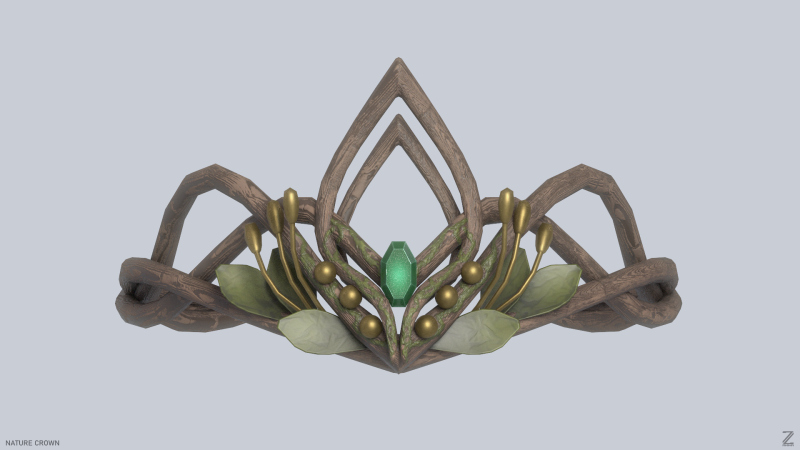 Nature crown 3D मॉडल .c4d .max .obj .3ds .fbx .stl .blend 