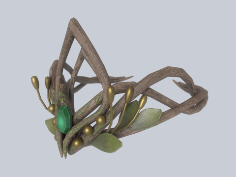 Nature crown 3D मॉडल