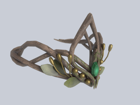 Nature crown 3D मॉडल