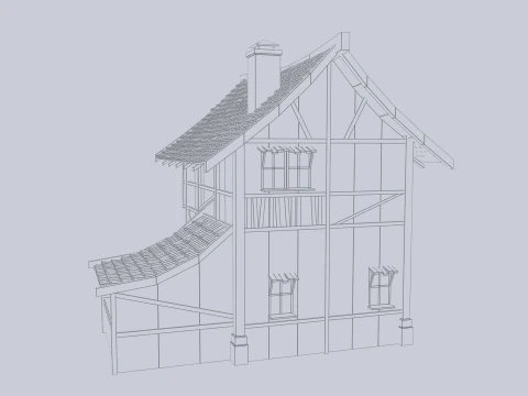 Medieval house 3D Model
