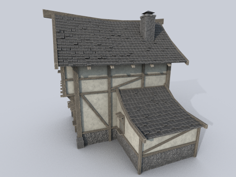 Medieval house 3D Model