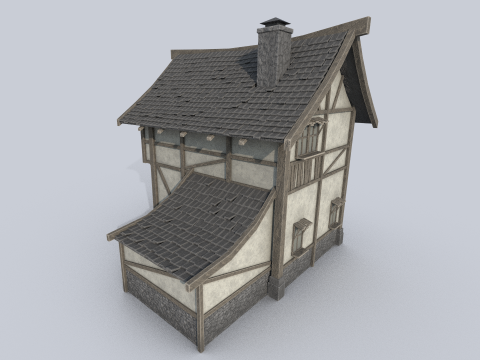 Medieval house 3D Model