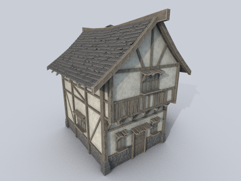 Medieval house 3D Model
