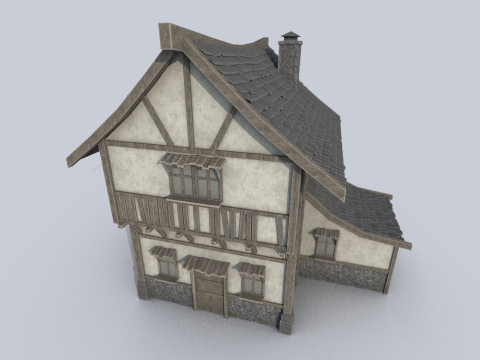 Medieval house 3D Model