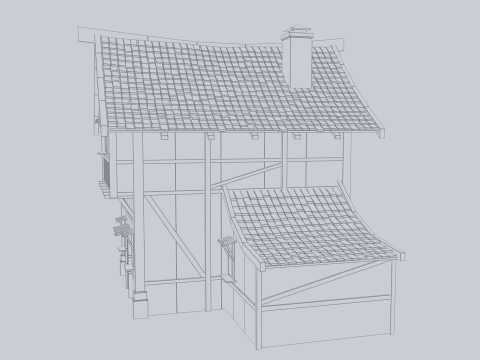 Medieval house 3D Model