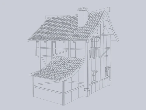 Medieval house 3D Model