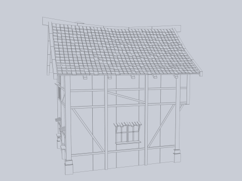 Medieval house 3D Model