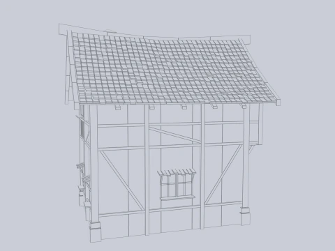 Medieval house 3D Model