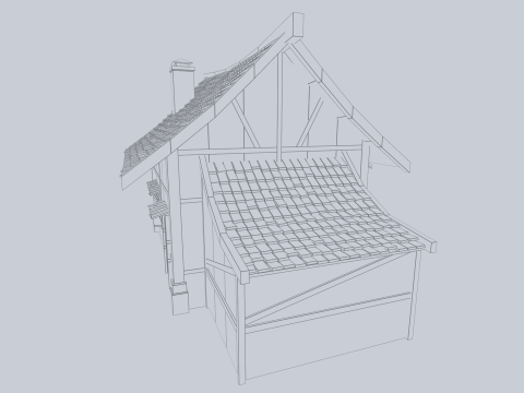 Medieval house 3D Model