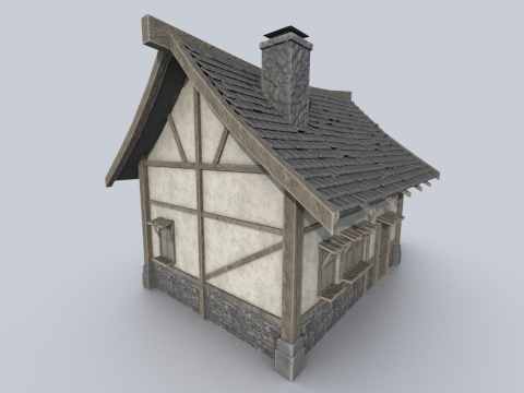 Medieval house 3D Model