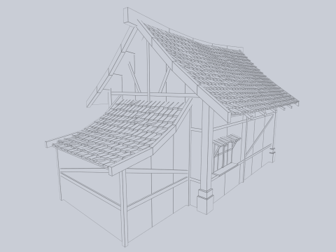 Medieval house 3D Model
