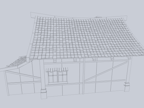 Medieval house 3D Model