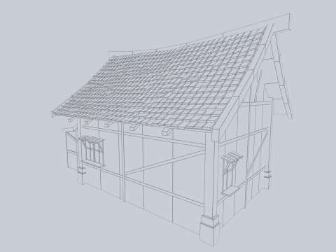 Medieval house 3D Model