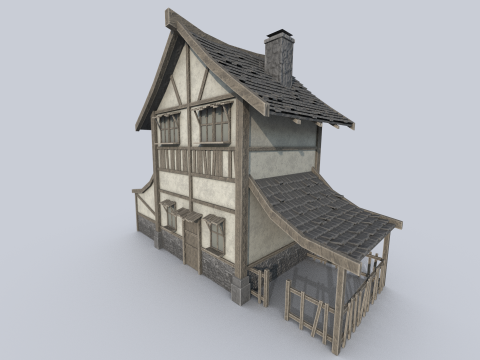 Medieval house 3D Модель