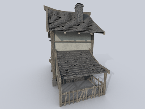 Medieval house 3D Model