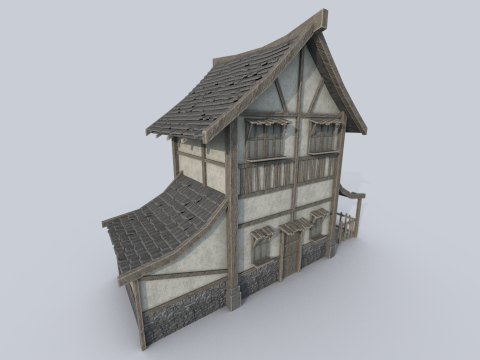 Medieval house 3D Model