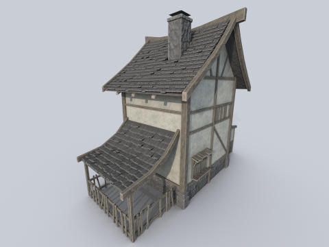 Medieval house 3D Model