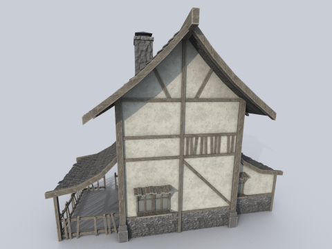 Medieval house 3D Model