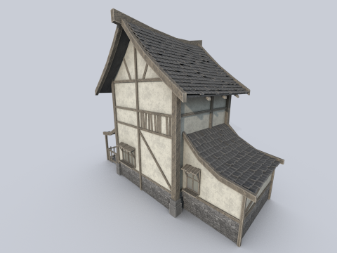 Medieval house 3D Model
