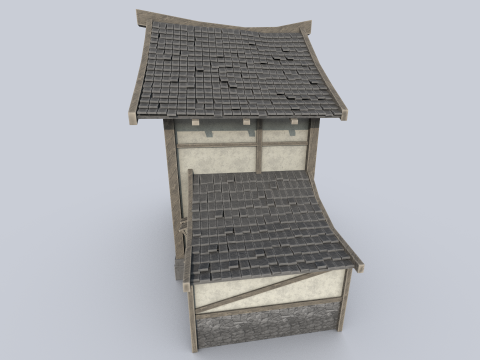 Medieval house 3D Model