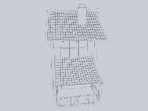 Medieval house 3D Model