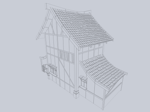 Medieval house 3D Model