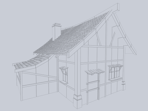 Medieval house 3D Модель