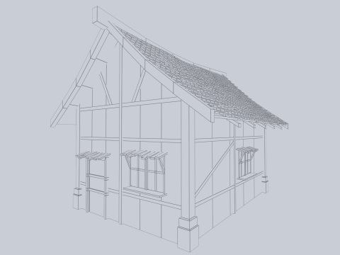 Medieval house 3D Модель