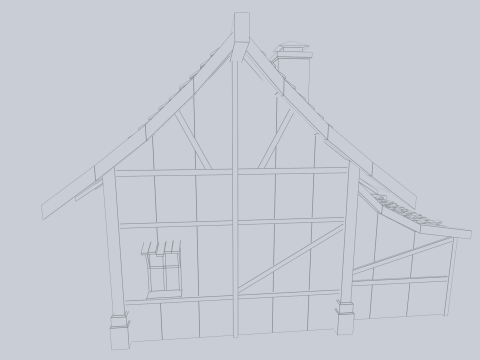 Medieval house 3D Модель
