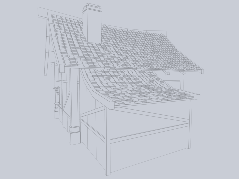 Medieval house 3D Модель